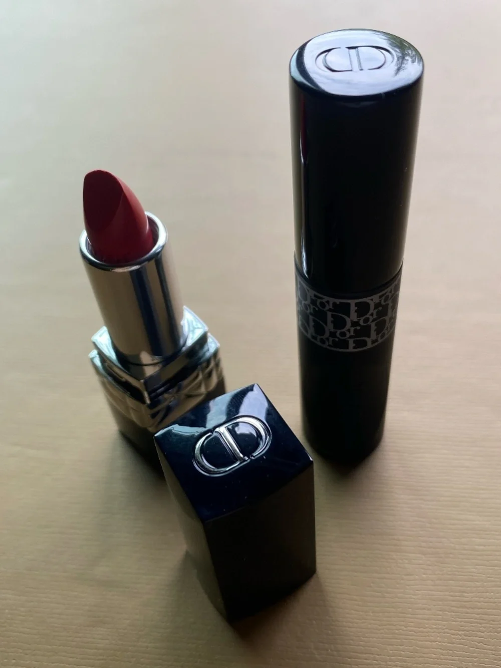 New Dior ❤️ mini set travel size lipstick Rouge 999 Velvet ➕ Pump Volume Mascara